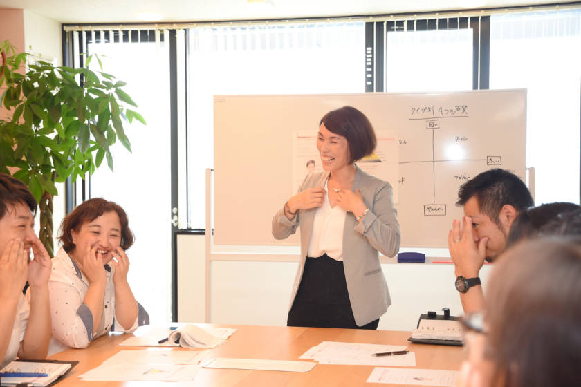 写真:企業研修風景